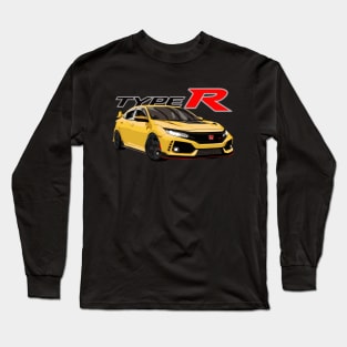 Phoenix Yellow FK8 Civic Type R Honda Long Sleeve T-Shirt